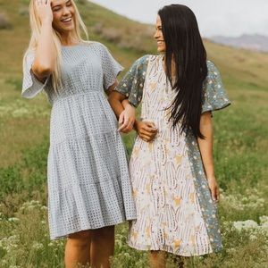 Roolee Floral MIDI Dress